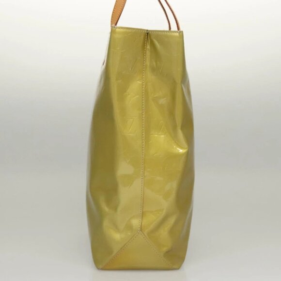 LOUIS VUITTON Monogram Vernis Reade MM Hand Bag Gris M91142 LV Auth 117778 - Picture 4 of 14